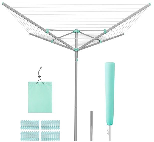 🧺 SONGMICS Wäschespinne (60 m) für 42,39€ (statt 53€) 🧺 SONGMICS Wäschespinne (60 m) für 42,39€ (statt 53€)