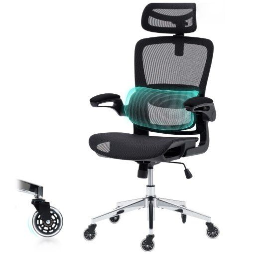 💺 Ergoreal ergonomischer Bürostuhl mit 3D Kopfstütze für 83,40€ (statt 139€)