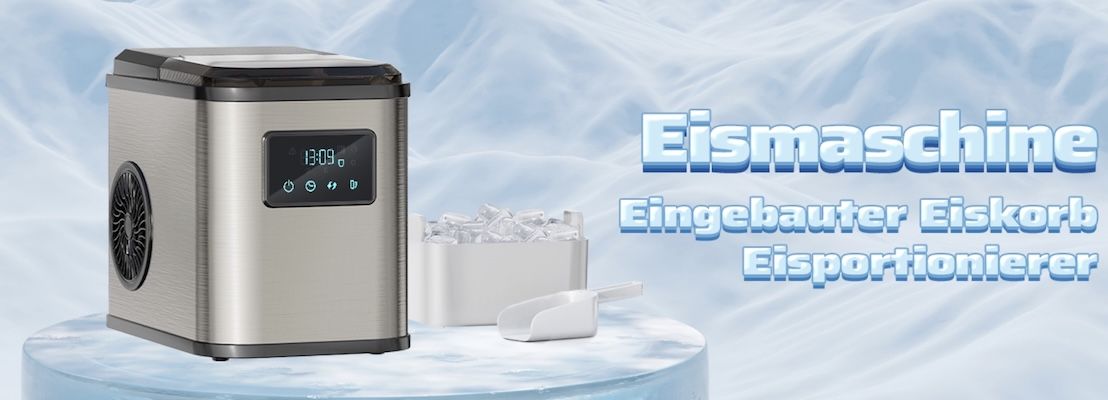 🧊 KeeGone Edelstahl Eiswürfelmaschine mit LED-Display für 121€ (statt 150€) 🧊 KeeGone Edelstahl Eiswürfelmaschine mit LED Display für 121€ (statt 150€)