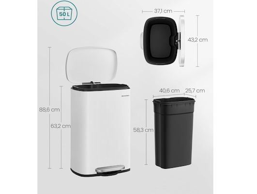 🚮 50L SONGMICS Küchen Mülleimer für 53,19€ (statt 70€) 🚮 50L SONGMICS Küchen Mülleimer für 53,19€ (statt 70€)