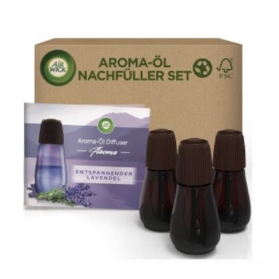 🪻 3x 20ml Air Wick Aroma-Öl Entspannender Lavendel für 11,79€ (statt 16€)