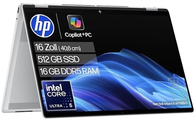 HP OmniBook X Flip 2-in-1 Laptop mit 16GB/1TB für 759€ (statt 1.137€) HP OmniBook X Flip 2 in 1 Laptop mit 16GB/1TB für 759€ (statt 1.137€)