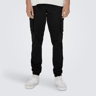Only & Sons Male Cargo-Hose in Schwarz für 25,99€ (statt 31€)