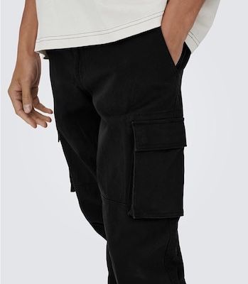 Only & Sons Male Cargo Hose in Schwarz für 25,99€ (statt 31€)