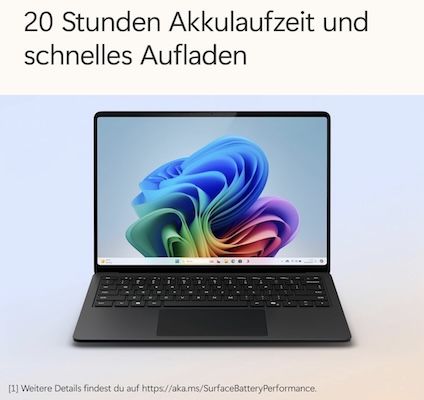 💻 Microsoft Surface Laptop mit 16GB/512GB & 13.8” Touchscreen für 969€ (statt 1.581€)