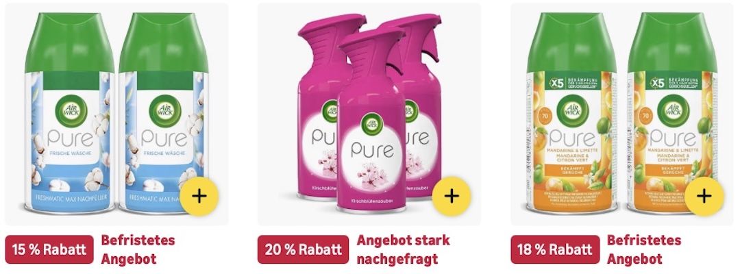 💨☺️ Amazon: Air Wick Sale z.B. Jasminblüte Lufterfrischer für 20€ (statt 24€) 💨☺️ Amazon: Air Wick Sale z.B. Jasminblüte Lufterfrischer für 20€ (statt 24€)