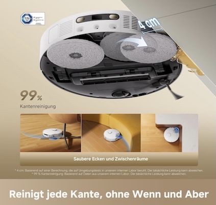 dreame L40 Ultra A Saugroboter mit Wischfunktion für 349,99€ (statt 540€)
