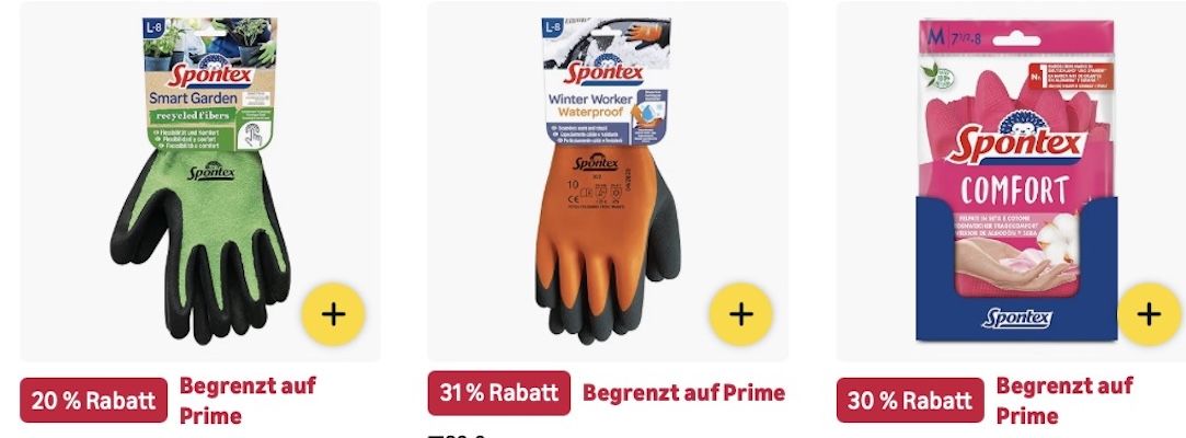 đź§˝ Amazon: Spontex Haushalts- und Reinigungsprodukte im Sale z.B. AllÂzweckÂtuch ab 5€ (statt 10€) đź§˝ Amazon: Spontex Haushalts und Reinigungsprodukte im Sale z.B. AllÂzweckÂtuch ab 5€ (statt 10€)
