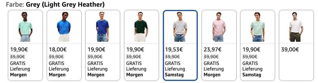 đ Tommy Hilfiger Essential Seasonal Reg Fit Solid T-Shirt fĂŒr 19,53⏠(statt 25âŹ) đ Tommy Hilfiger Essential Seasonal Reg Fit Solid T Shirt fĂŒr 19,53⏠(statt 25âŹ)