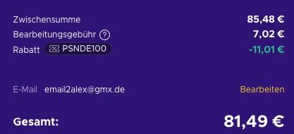 đ Perfekt fĂŒr GTA VI Ultimate đź 100⏠Playstation Network (PSN) Guthabenkarte fĂŒr 81,49⏠đ Perfekt fĂŒr GTA VI Ultimate đź 100⏠Playstation Network (PSN) Guthabenkarte fĂŒr 81,49âŹ