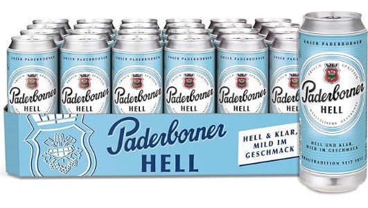 🍺 24x Paderborner Pilsener oder Helles je 0,5l für 11,15€ (statt 25€) ➡️ nur 46 Cent / Dose 🍺 24x Paderborner Pilsener oder Helles je 0,5l für 11,15€ (statt 25€) ➡️ nur 46 Cent / Dose
