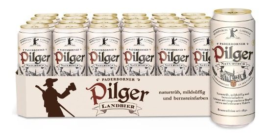 🍺 24x Paderborner Pilger Landbier naturtrüb & süffig je 0,5L für 14,31€ (statt 20€) 🧨 nur 59 Cent pro Bier 🍺 24x Paderborner Pilger Landbier naturtrüb & süffig je 0,5L für 14,31€ (statt 20€) 🧨 nur 59 Cent pro Bier