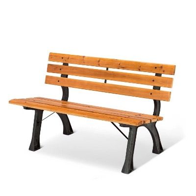🏡 Gartenbank Gisela aus Nadelholz und Stahl ➡️ für 39,99€ (statt 100€)