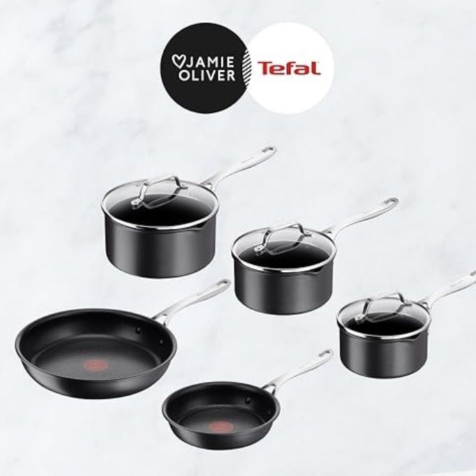 🍳 Jamie Oliver by Tefal Cook’s Direct 5-tlg. Pfannen-Set für 131€ (statt 183€)