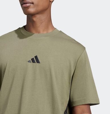 Adidas Herren Essential Three Stripes Single Jersey T Shirt für 14,18€ (statt 23€)