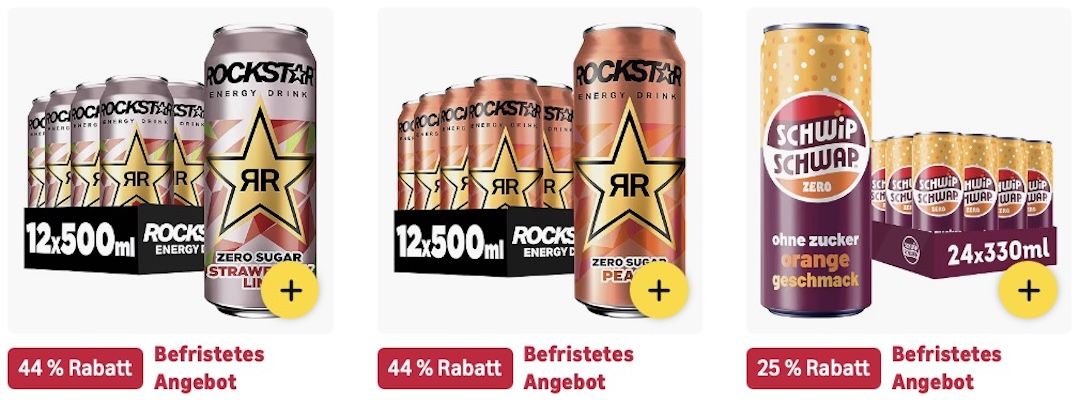🤯⚡️Amazon: TOP Preise auf Energy Drinks z.B. Rockstar Energy Strawberry Lime Zero ab 9€ (statt 18€) 🤯⚡️Amazon: TOP Preise auf Energy Drinks z.B. Rockstar Energy Strawberry Lime Zero ab 9€ (statt 18€)