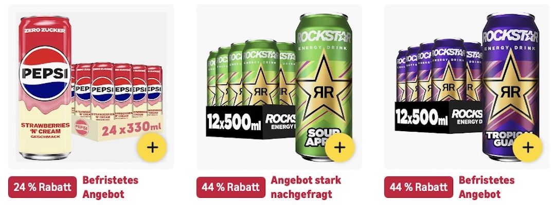 🤯⚡️Amazon: TOP Preise auf Energy Drinks z.B. Rockstar Energy Strawberry Lime Zero ab 9€ (statt 18€) 🤯⚡️Amazon: TOP Preise auf Energy Drinks z.B. Rockstar Energy Strawberry Lime Zero ab 9€ (statt 18€)