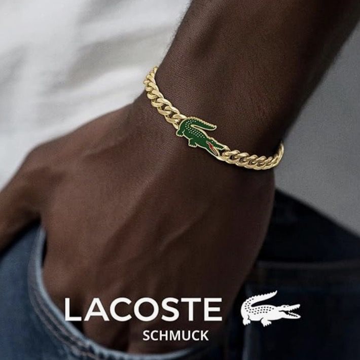 🐊 Lacoste Herren Armband aus Edelstahl in Goldoptik für 50,99€ (statt 71€)