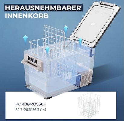 🥶 EUHOMY Kompressor Kühlbox mit 40L & -20℃ bis +20℃ für 169,99€ (statt 190€) 🥶 EUHOMY Kompressor Kühlbox mit 40L & 20℃ bis +20℃ für 169,99€ (statt 190€)