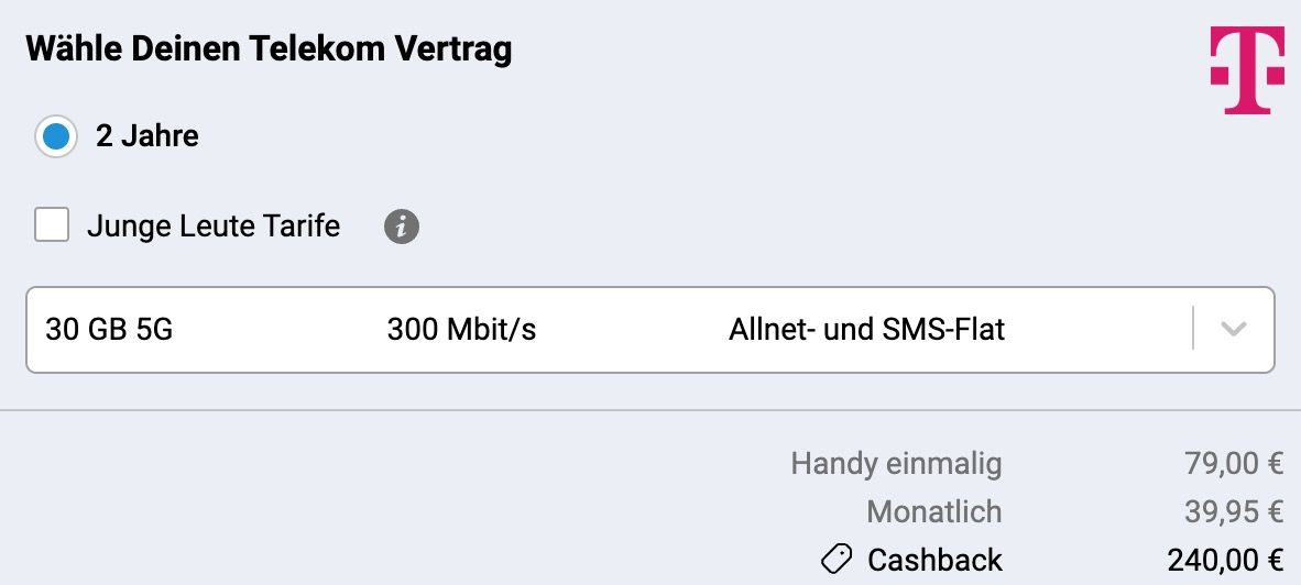 📱 Honor Magic8 Pro 512GB für 79€ + Telekom MagentaMobil S 30GB für 39,95€ mtl. + 240€ Bonus
