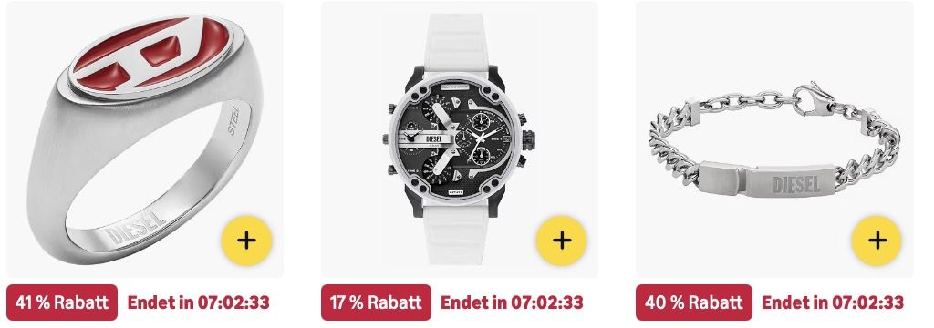 👨🏼⌚️ Amazon: DIESEL Uhren & Schmuck im Megasale z.B. MS9 Chrono Herrenuhr für 111€ (statt 150€) 👨🏼⌚️ Amazon: DIESEL Uhren & Schmuck im Megasale z.B. MS9 Chrono Herrenuhr für 111€ (statt 150€)
