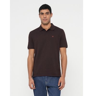 🟤👕 Calvin Klein SS Monogram Pique Polo Shirt für 31,45€ (statt 51€)