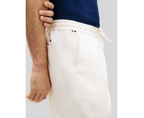👖 Tommy Hilfiger Herren Chino Harlem Po Sorona Linen Chinohose für 58,32€ (statt 77€)