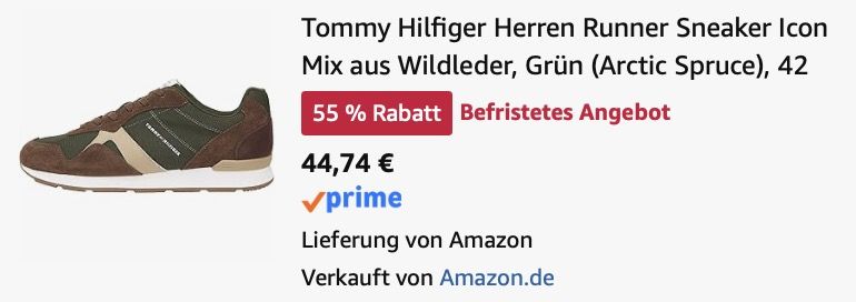 🔝👟🔥 Tommy Hilfiger Adaptive Icon Mix Herren Sneaker ab 40,04€ (statt 60€)