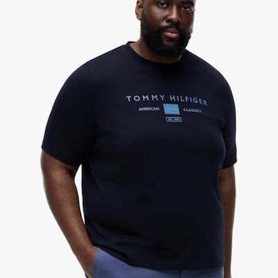 🐻👕 Tommy Hilfiger Brand Love Text Box Tee Kurzarm T Shirt ab 20,80€ (statt 33€) XXL ➡️ 4XL