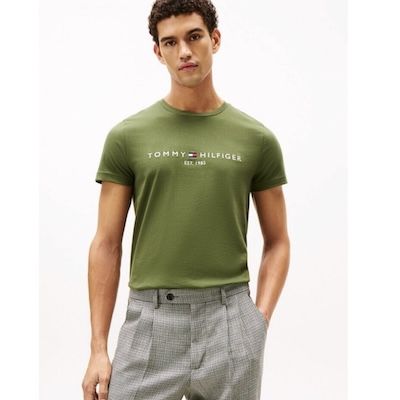 💚👕 Tommy Hilfiger Herren Slim Fit Kurzarm T-Shirt für 22,75€ (statt 32€)