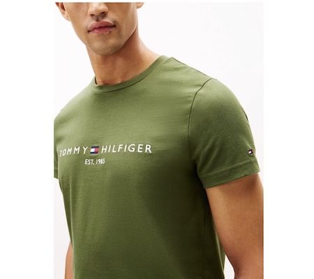 💚👕 Tommy Hilfiger Herren Slim Fit Kurzarm T Shirt für 22,75€ (statt 32€)