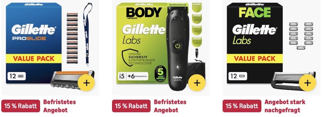 🔝🤑🪒 Amazon: Gillette Sale 👉🏻 Body & Intimate Rasierer + 5 Klingen für 30€ (statt 35€) 🔝🤑🪒 Amazon: Gillette Sale 👉🏻 Body & Intimate Rasierer + 5 Klingen für 30€ (statt 35€)