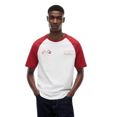 🤯🔥🔝 Tommy Hilfiger TH X Cadillac F1 Varsity Raglan T-Shirt für 23,11€ (statt 50€)