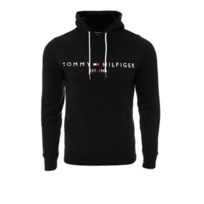✈️⚫️ Tommy Hilfiger Logo Flex Fleece Hoodie für 55,81€ (statt 76€)