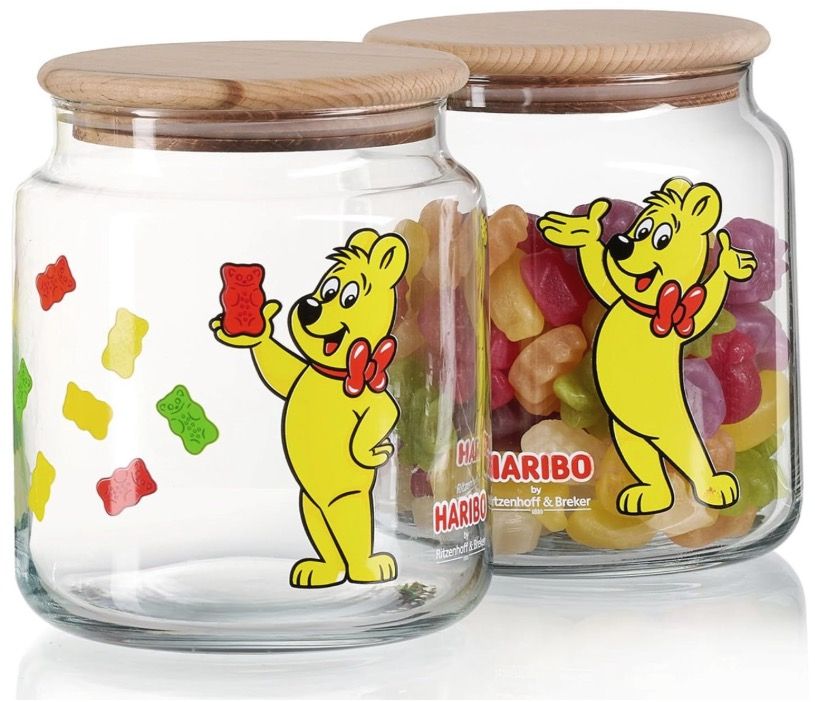 🧸 Ritzenhoff & Breker HARIBO Vorratsglas mit 1,1L & Holzdeckel ➡️ für 16,99€ (statt 22€)