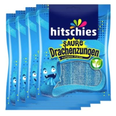 👅 4x Hitschies Saure Drachenzungen Fruchtgummi für 3,57€ (statt 6€) – 0,89€ je Tüte