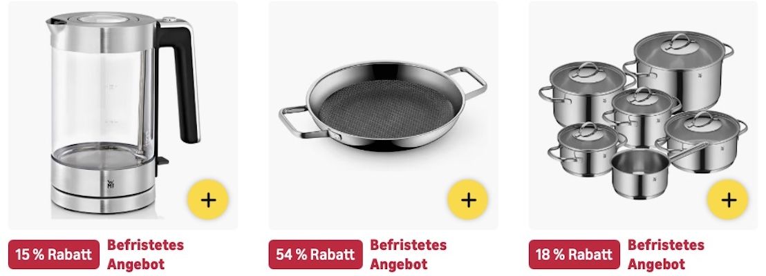 👨‍🍳 Amazon: WMF Mega Sale z.B. WMF Nuova Espressolöffel Set 6 teilig für 9,29€ (statt 16€)