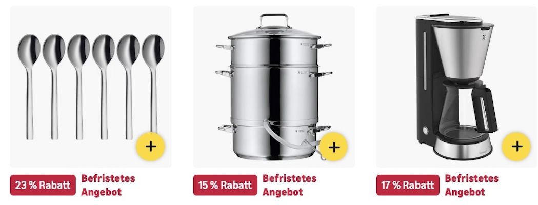 👨‍🍳 Amazon: WMF Mega Sale z.B. WMF Nuova Espressolöffel Set 6 teilig für 9,29€ (statt 16€)