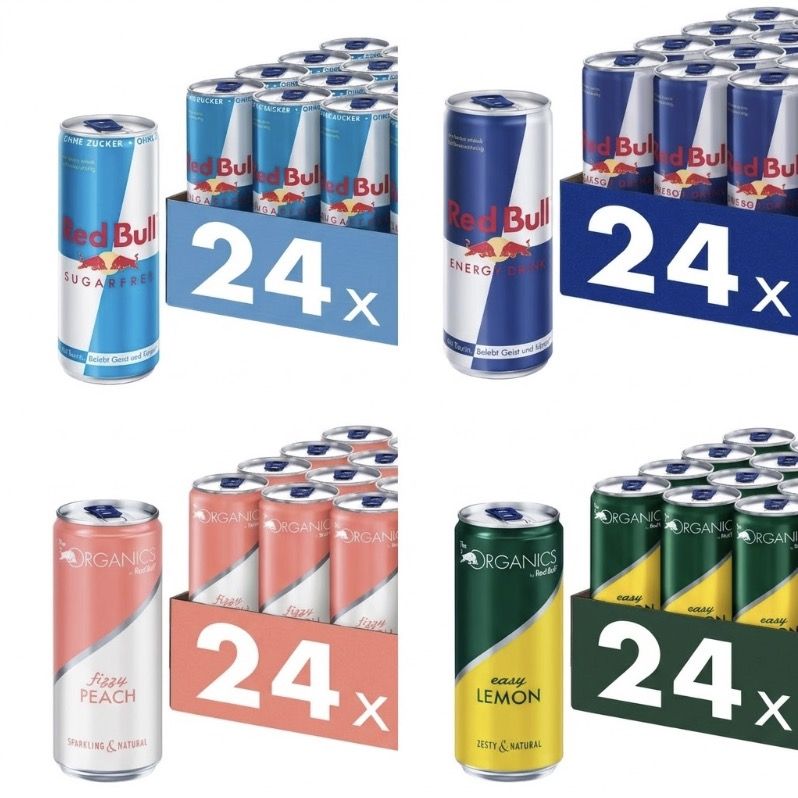 🤯⚡️Amazon: TOP Preise auf Energy Drinks z.B. 24x Red Bull Energy 250ml ab 23€ (statt 36€)