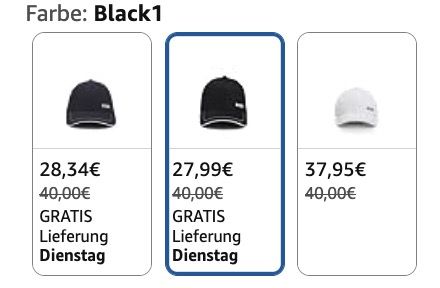 🧢 BOSS Twill Cap-1 Basecap in Schwarz für 27,99€ (statt 35€) 🧢 BOSS Twill Cap 1 Basecap in Schwarz für 27,99€ (statt 35€)