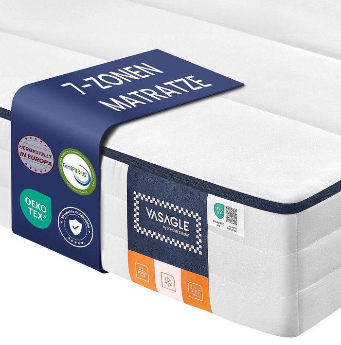 💤 SONGMICS Doppelmatratze (160 x 200 cm) aus Gel-Memory-Schaumstoff für 69,99€ (statt 88€)