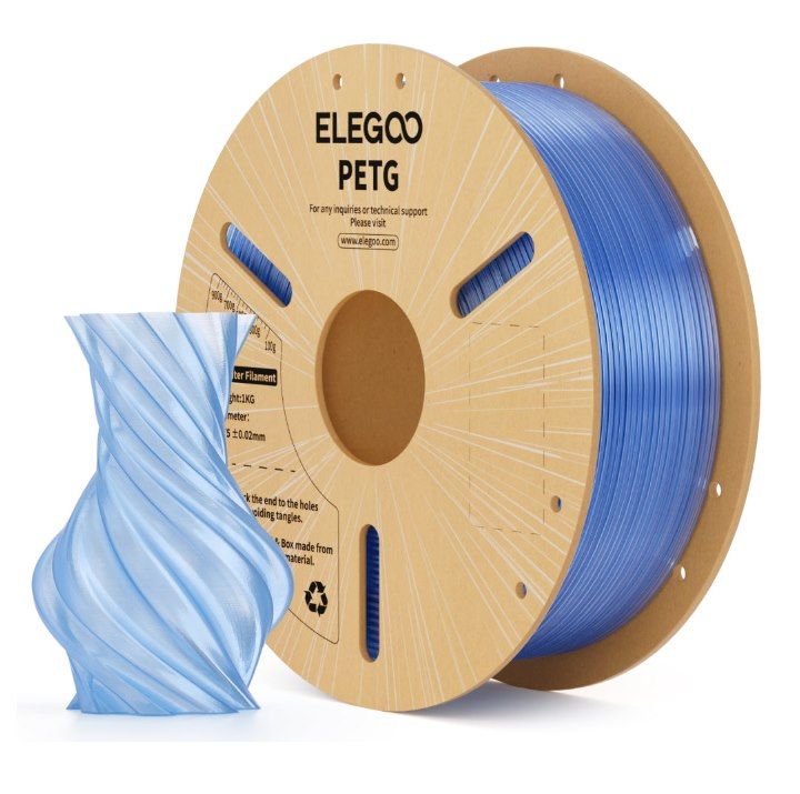 🖨️ 6x Elegoo PETG Transluzent Filament für 50,90€ (statt 84€) – Farben frei wählbar!