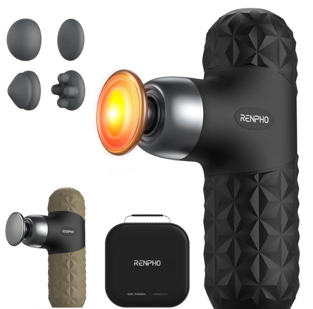 💪 RENPHO Mini Thermal Massagepistole mit Wärmefunktion für 56,49€ (statt 70€)