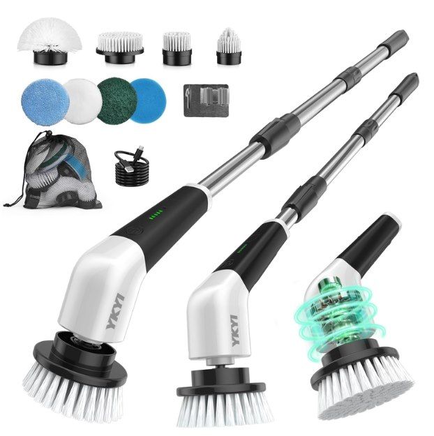 🧽 YKYI elektrische Reinigungsbürste mit 8 Bürsten für 17,99€ (statt 36€)