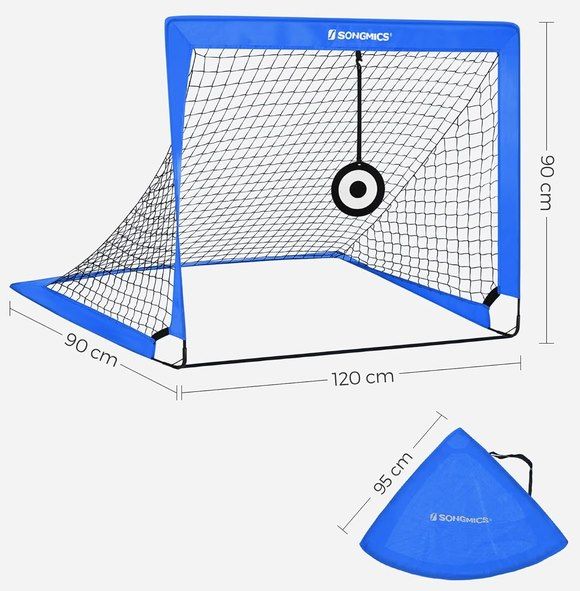 ⚽🥅 2x SONGMICS faltbare Fußballtore (90 x 120 x 90) für Kinder für 23,99€ (statt 32€)