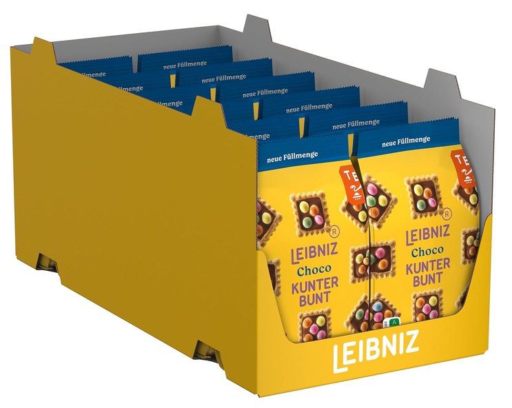 1,5kg! 🍪 12x LEIBNIZ Kunterbunt Choco   Kekse ab 19,27€ (statt 30€)   1,61€ / Packung