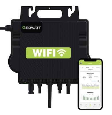 ⚡️ Growatt NEO 800M-X Mikro-Wechselrichter, 800W für 56,64€ (statt 79€)