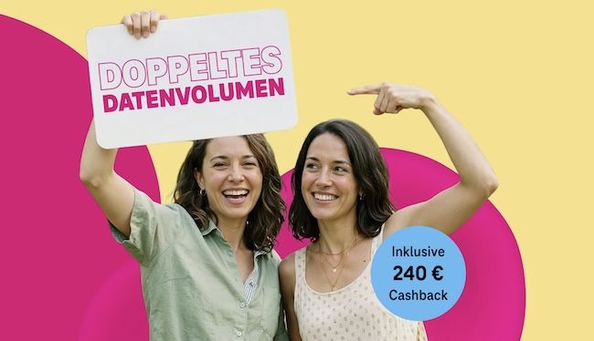 ℹ️ (neue) Telekom MagentaMobil-Kunden: doppeltes Datenvolumen für nur 2€ mtl. ℹ️ (neue) Telekom MagentaMobil Kunden: doppeltes Datenvolumen für nur 2€ mtl.