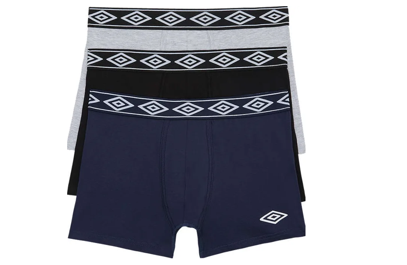 🩳 3-er Pack Umbro Herren Boxershorts für 12,98€ (statt 18€)