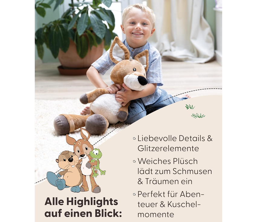 🧸🐻 NICI 62269 Rehbock René Roebuc 25cm Kuscheltier ab 10,40€ (statt 21€) 🧸🐻 NICI 62269 Rehbock René Roebuc 25cm Kuscheltier ab 10,40€ (statt 21€)